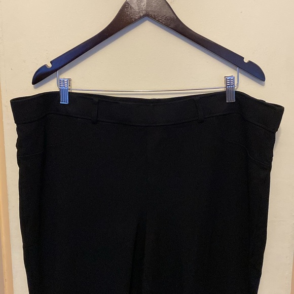 Zim & Zoe Dressy Black Work Stretch Leggings | Women’s Size 24 - Picture 2 of 6